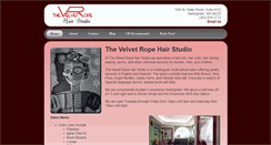 Desktop Screenshot of eva.thevelvetropehairstudio.com