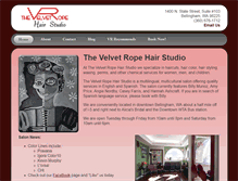 Tablet Screenshot of eva.thevelvetropehairstudio.com